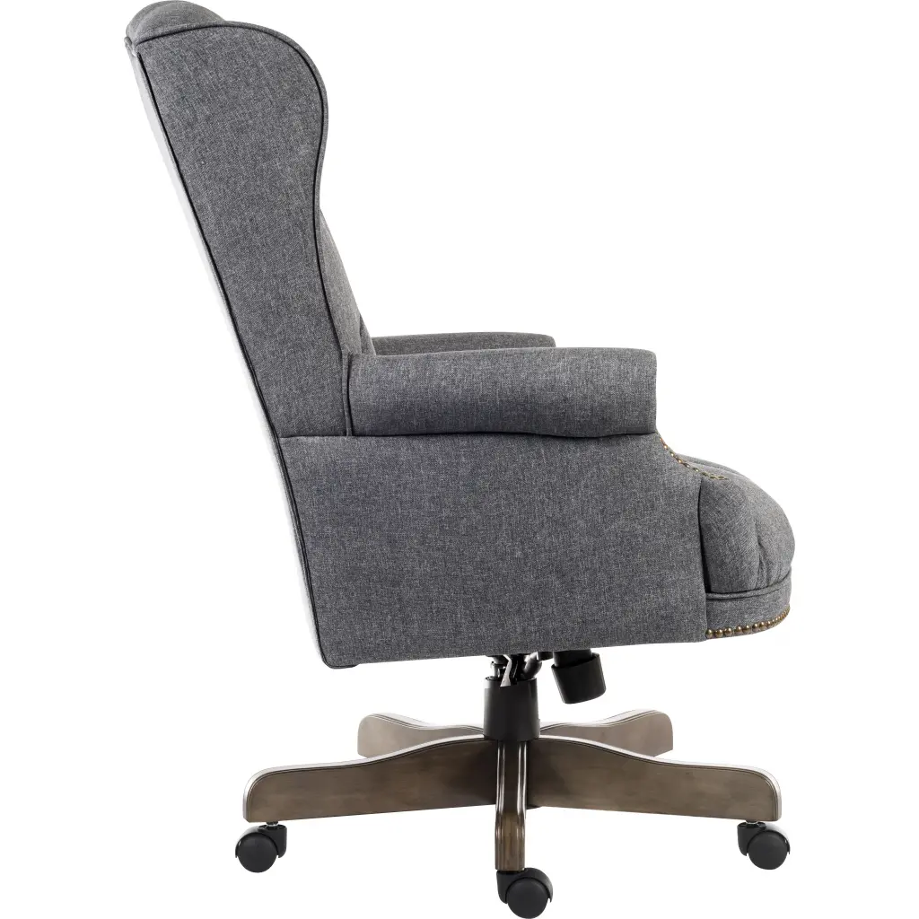 Chairman Fabric Executive Swivel Armchair Grey 6927GREY