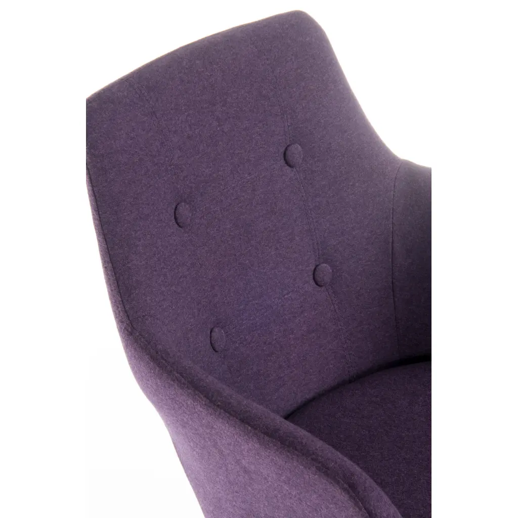 Contemporary 4 Legged Reception Chair Plum Pack 2 6929PLUM