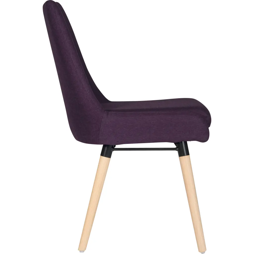 Contemporary Welcome Reception Chair Plum Pack 2 6946PLU