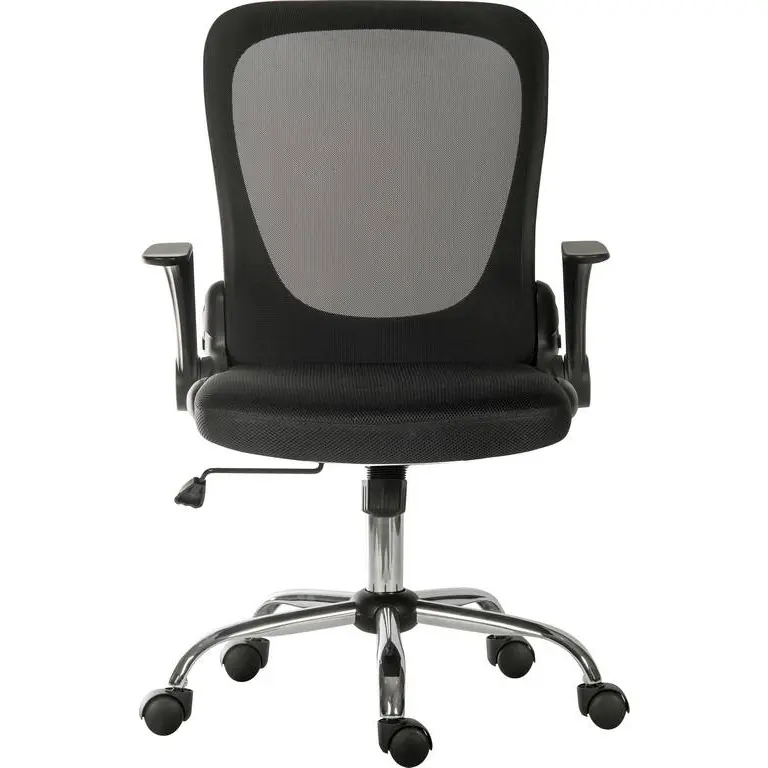 Flip Mesh Back Executive Office Chair with Armrests Black 6962BLK