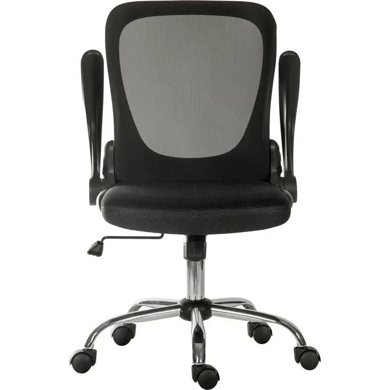 Flip Mesh Back Executive Office Chair with Armrests Black 6962BLK