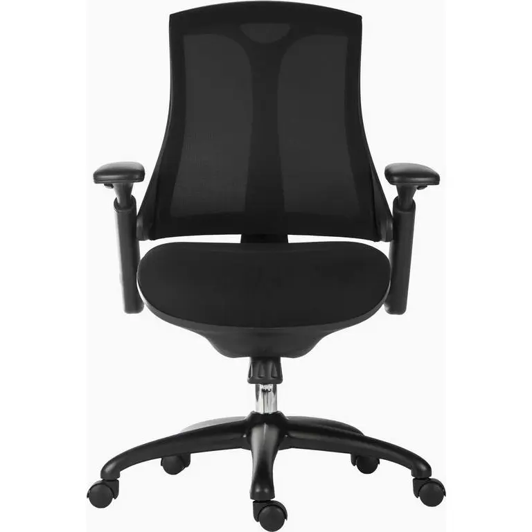 Rapport Mesh Back Executive Office Chair with Black 6964BLK