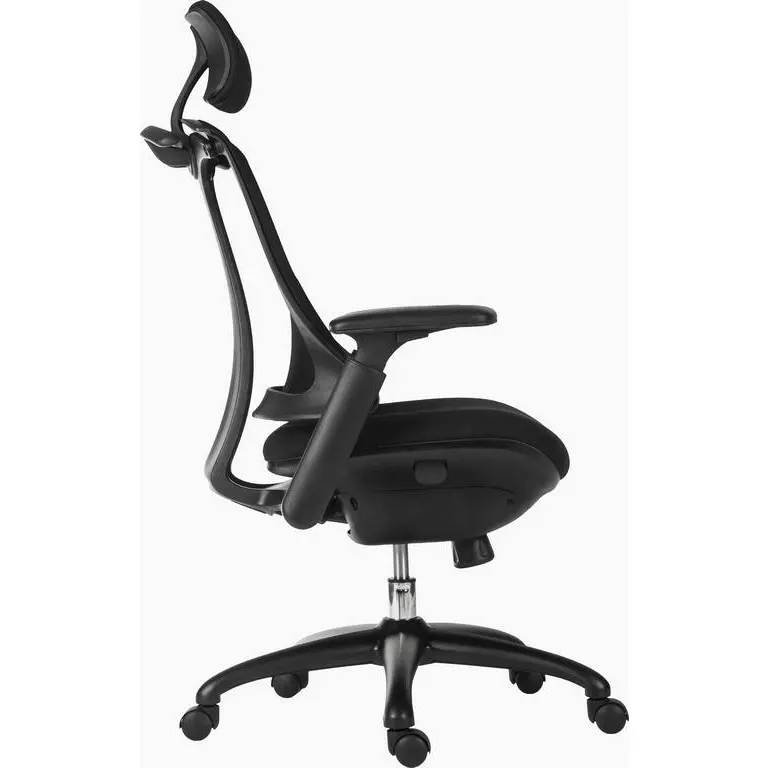 Rapport Mesh Back Executive Office Chair with Black 6964BLK