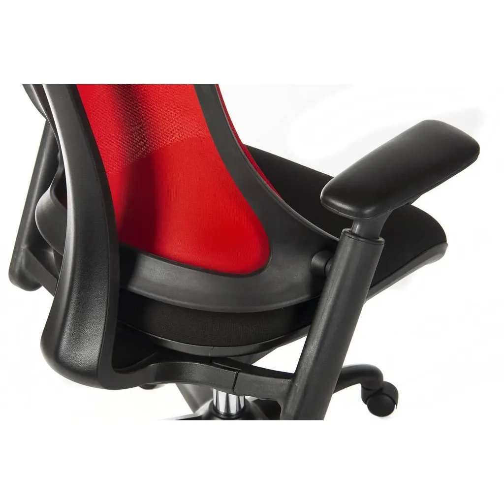 Rapport Mesh Back Executive Office Chair Red/Black 6964RED