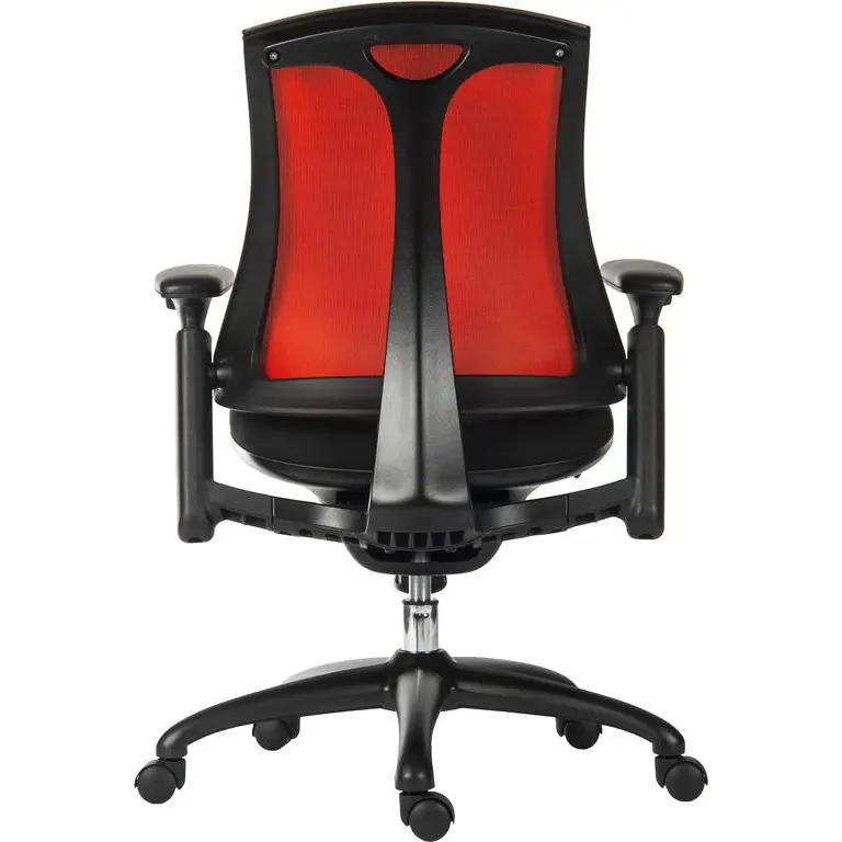 Rapport Mesh Back Executive Office Chair Red/Black 6964RED