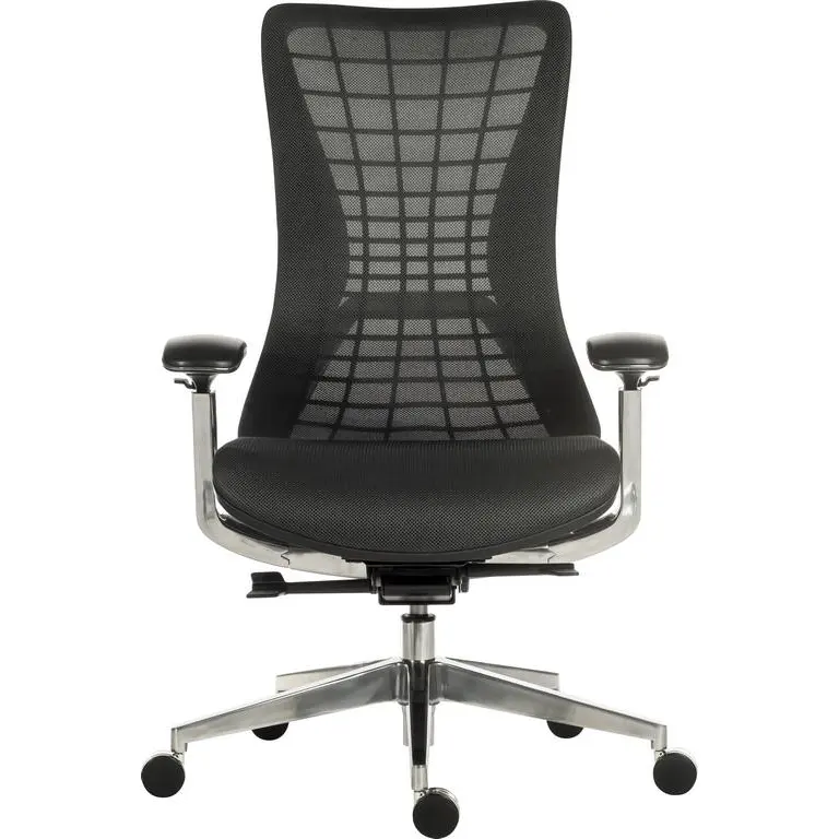 Quantum Mesh Back Executive Chair Black with Black Frame 6966BLK