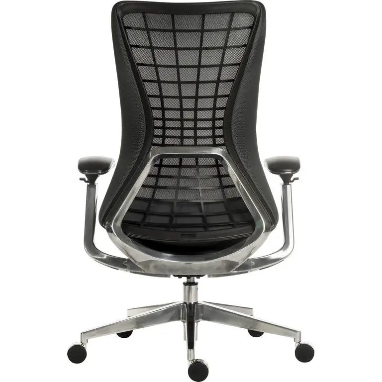 Quantum Mesh Back Executive Chair Black with Black Frame 6966BLK