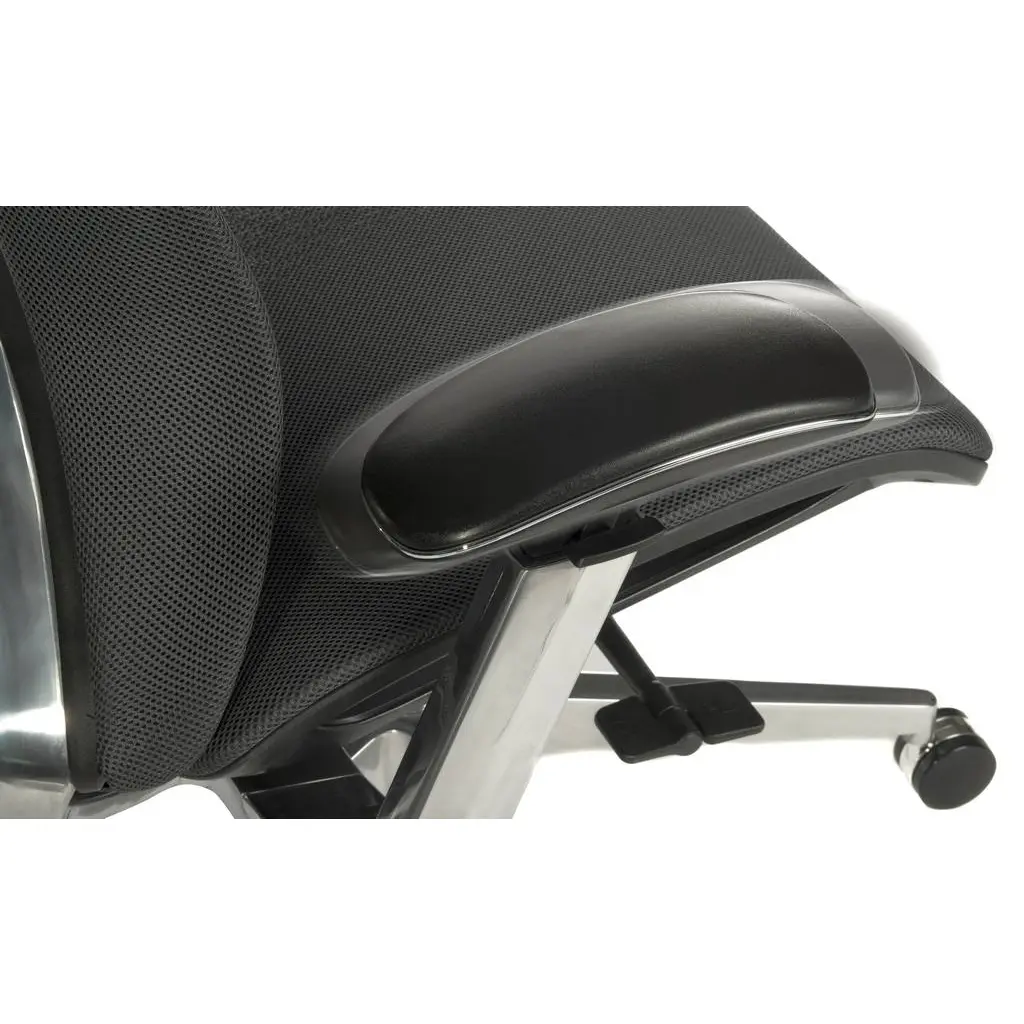 Quantum Mesh Back Executive Chair Black with Black Frame 6966BLK