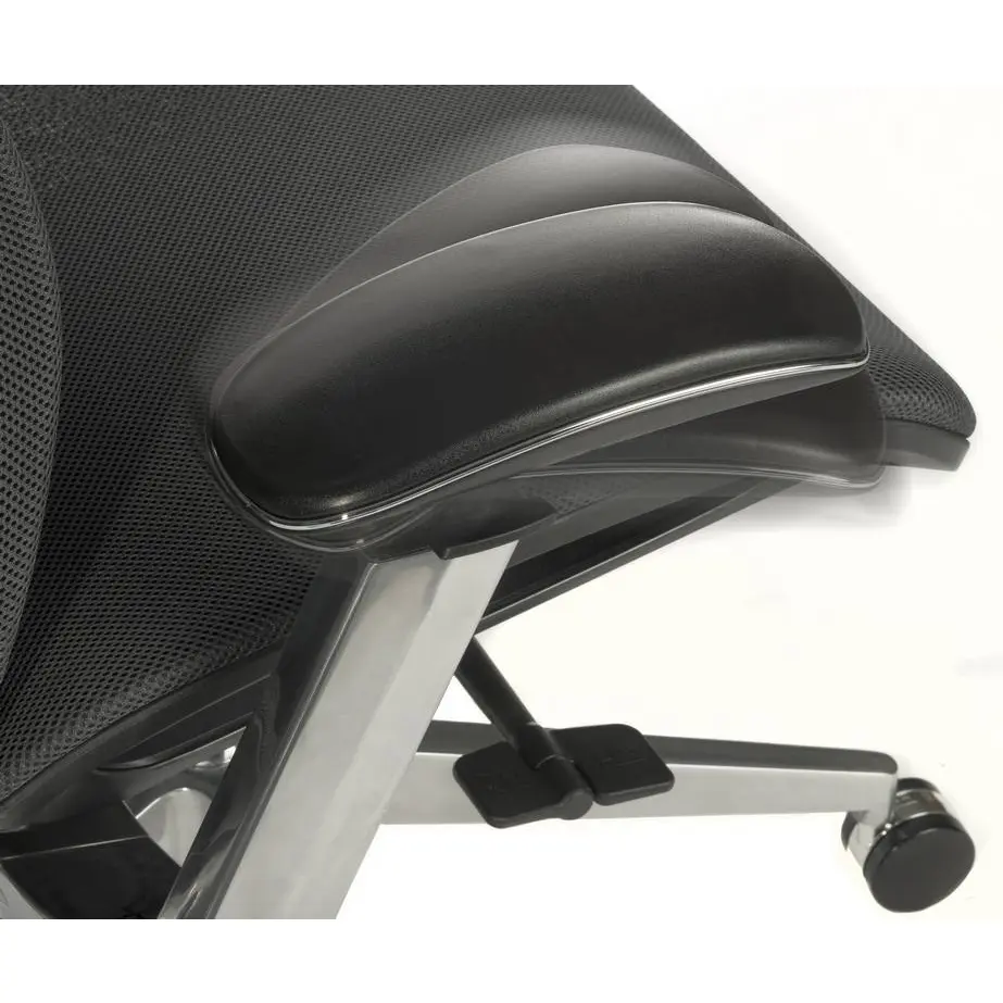 Quantum Mesh Back Executive Chair Black with Black Frame 6966BLK