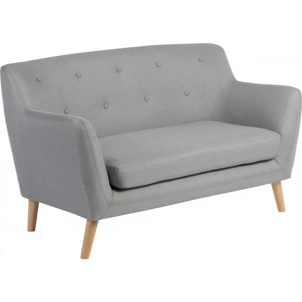 Skandi 2 Seater Sofa Grey 6981