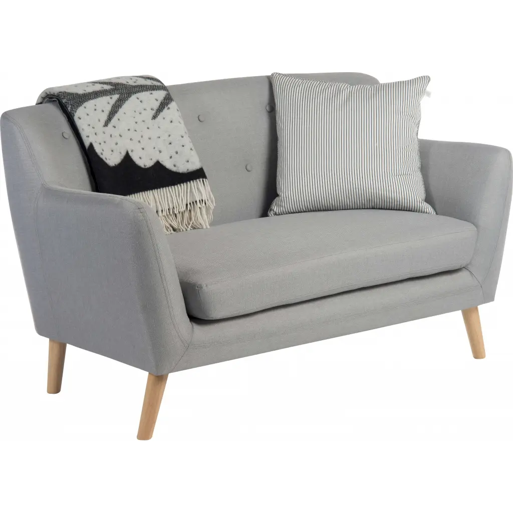 Skandi 2 Seater Sofa Grey 6981