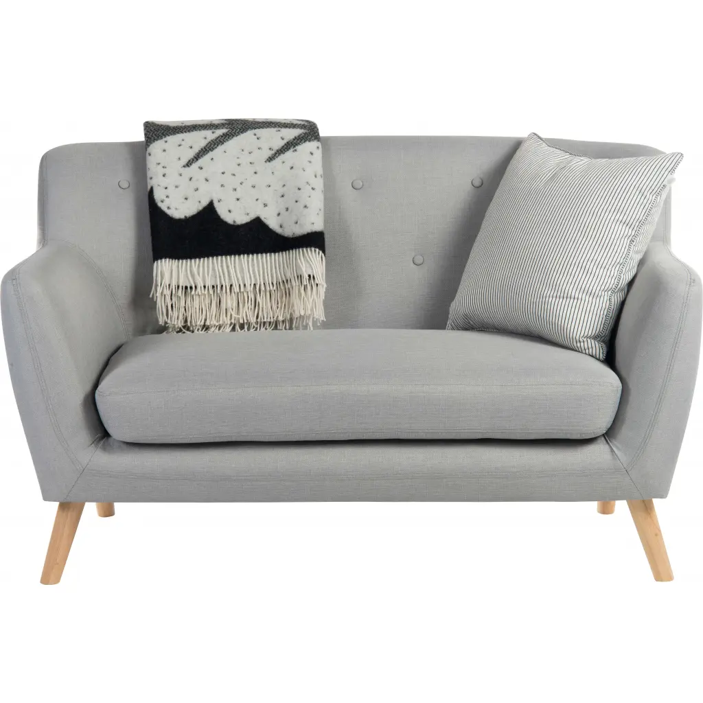 Skandi 2 Seater Sofa Grey 6981