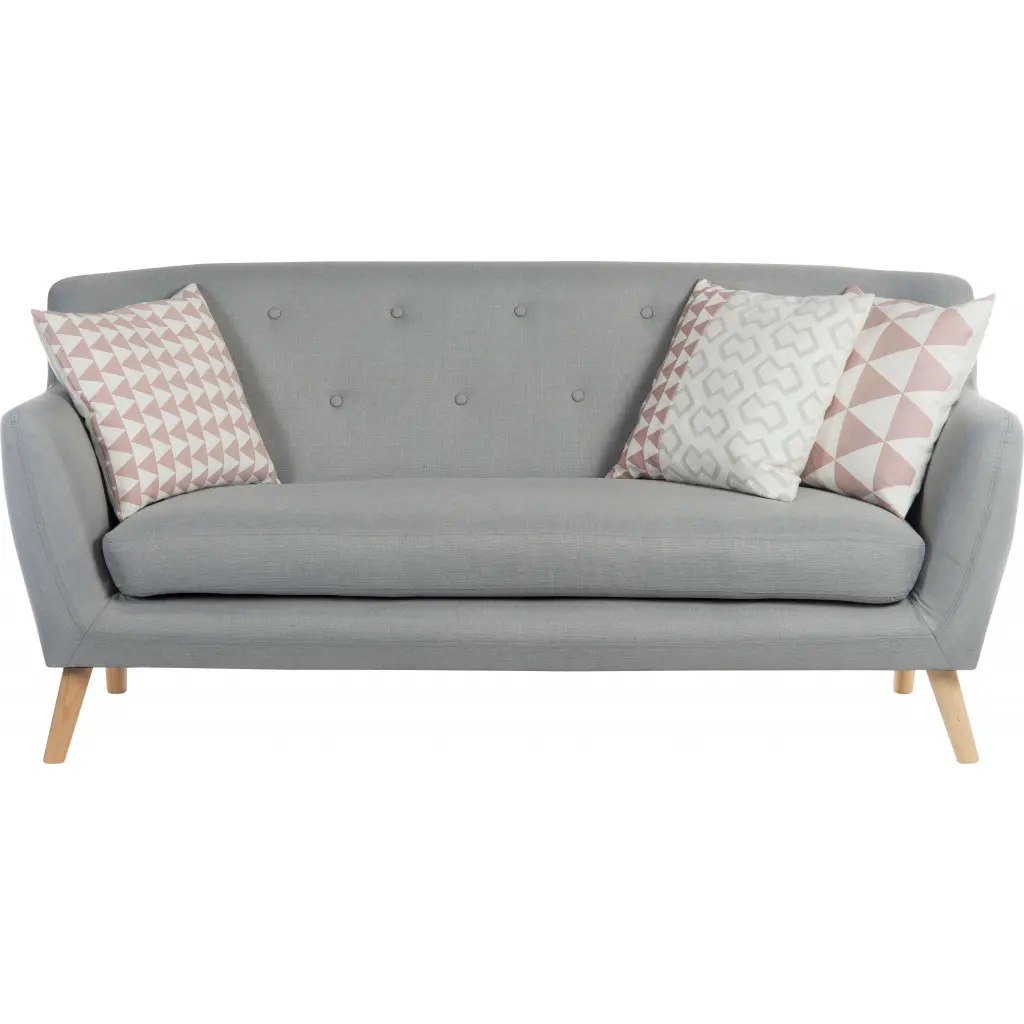 Skandi 3 Seater Sofa Grey 6982