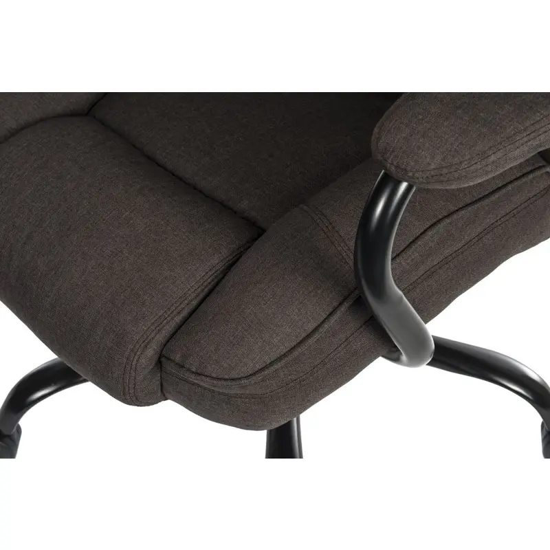 Goliath Duo Heavy Duty Fabric Executive Office Chair Brown 6992