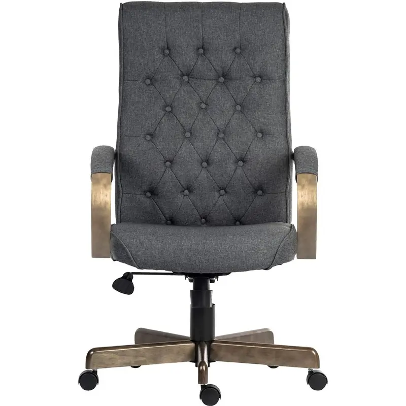 Warwick Fabric Executive Office Chair Grey 6993