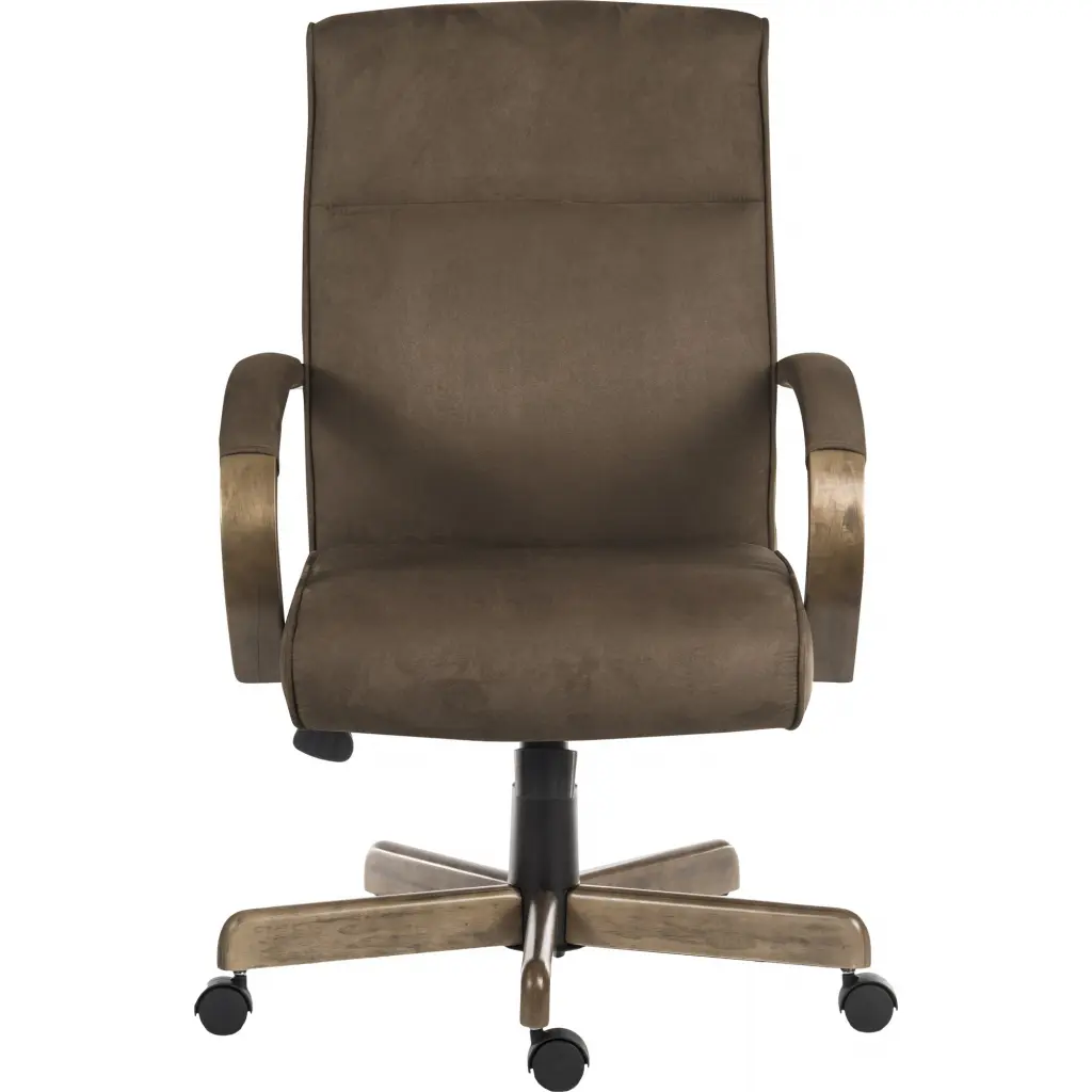 Glencoe Microfibre Executive Office Chair Brown 6994