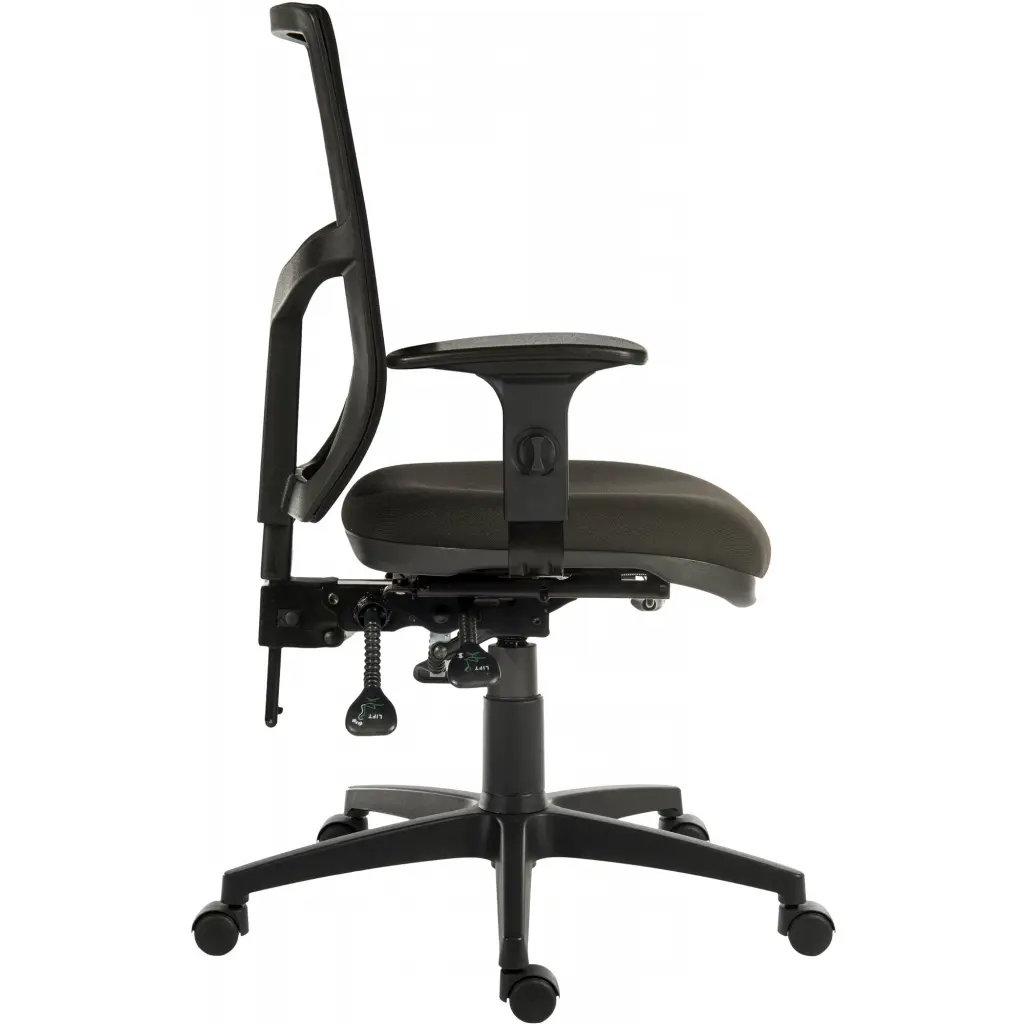 Ergo Comfort Mesh Back Operator Office Chair with Arms Black 9500MESH-BLK/0270