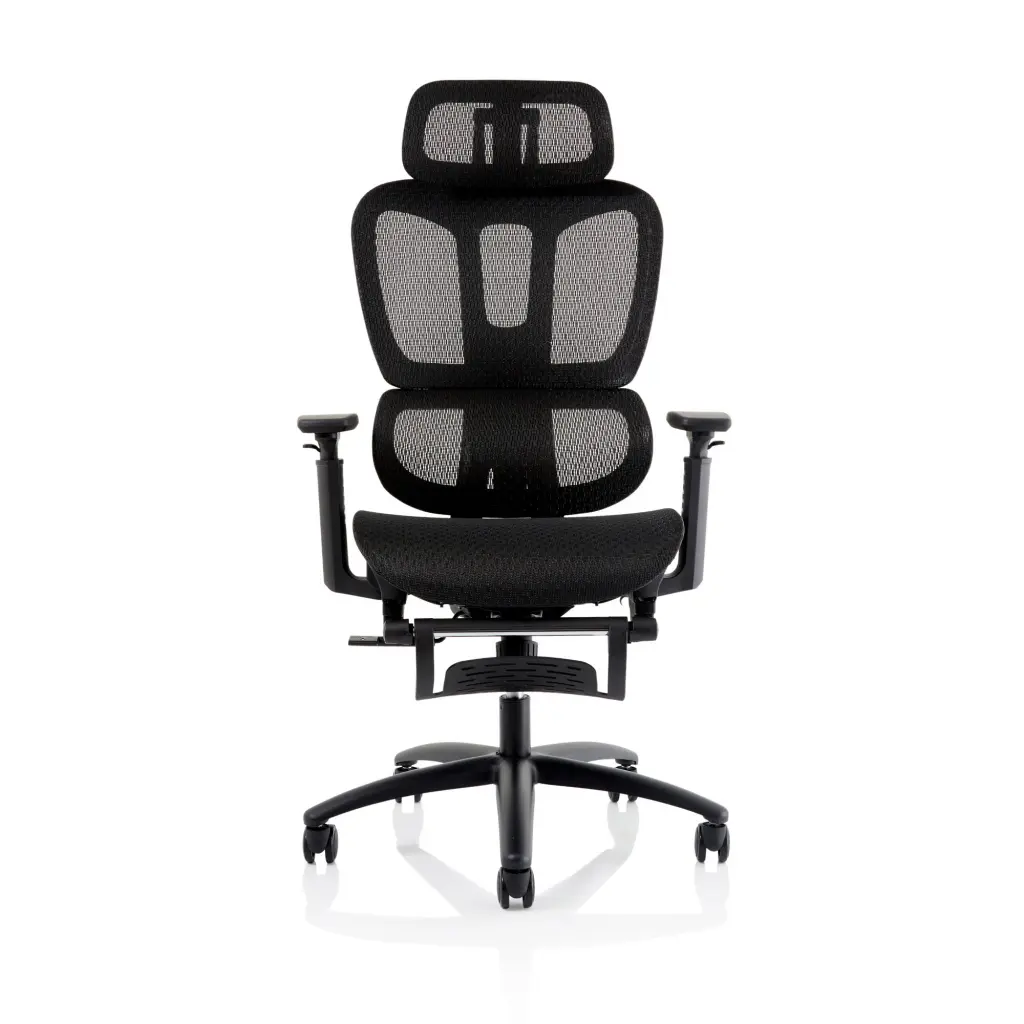 Horizon Executive Mesh Office Chair With Height Adjustable Arms Black - OP000319 -