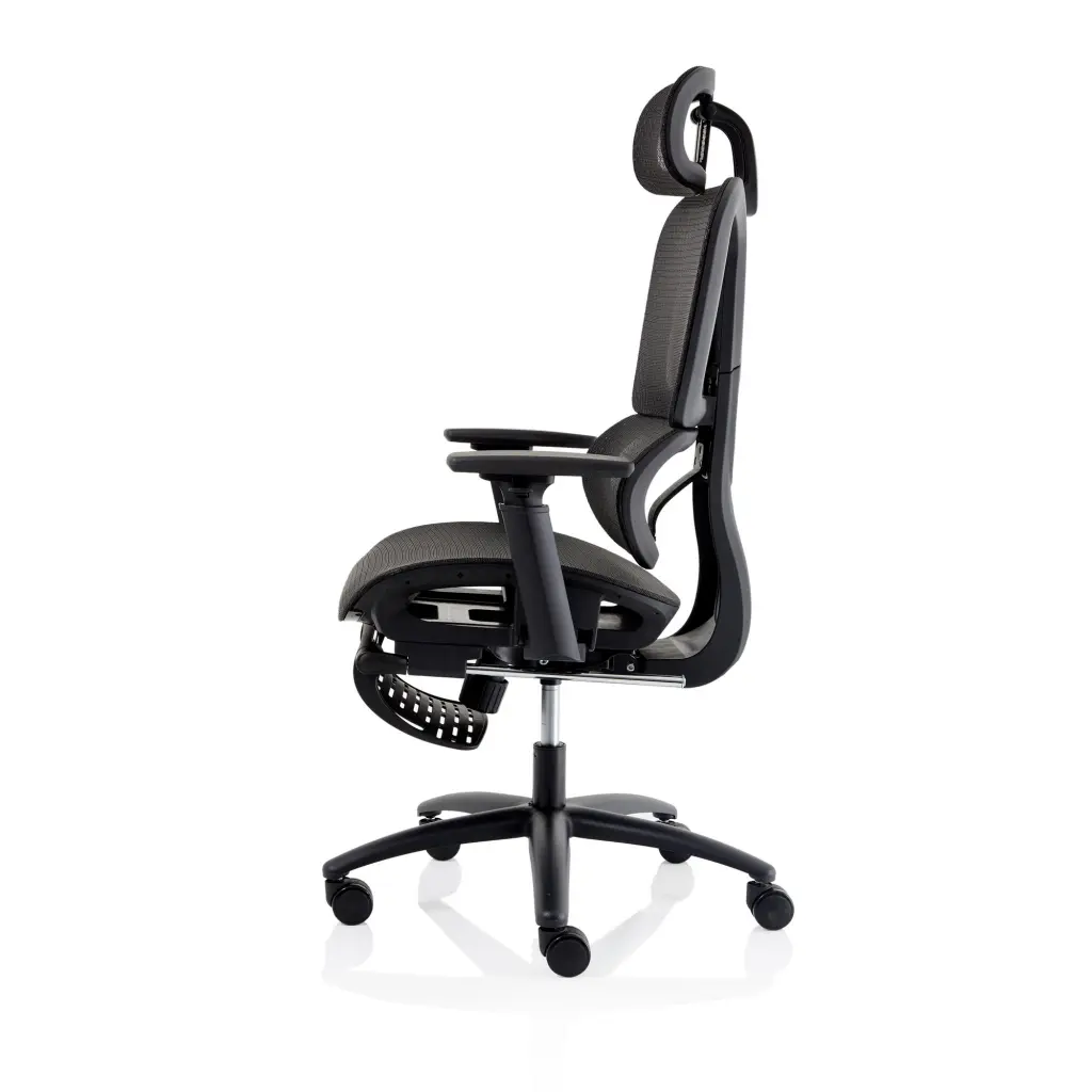 Horizon Executive Mesh Office Chair With Height Adjustable Arms Black - OP000319 -