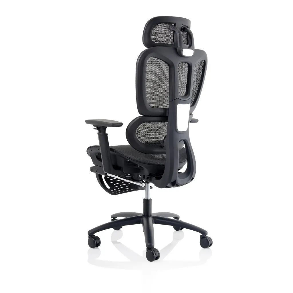 Horizon Executive Mesh Office Chair With Height Adjustable Arms Black - OP000319 -