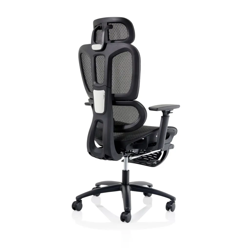 Horizon Executive Mesh Office Chair With Height Adjustable Arms Black - OP000319 -