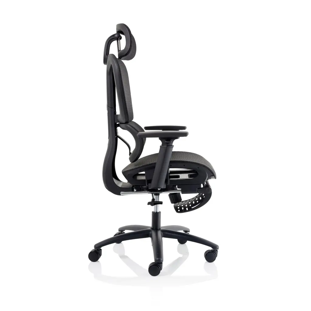 Horizon Executive Mesh Office Chair With Height Adjustable Arms Black - OP000319 -