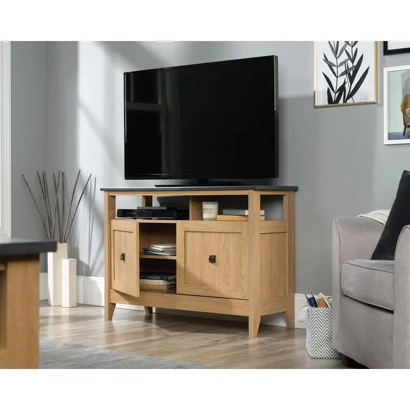 Home Study TV Stand / Sideboard Dover Oak with Slate Finish 5426616