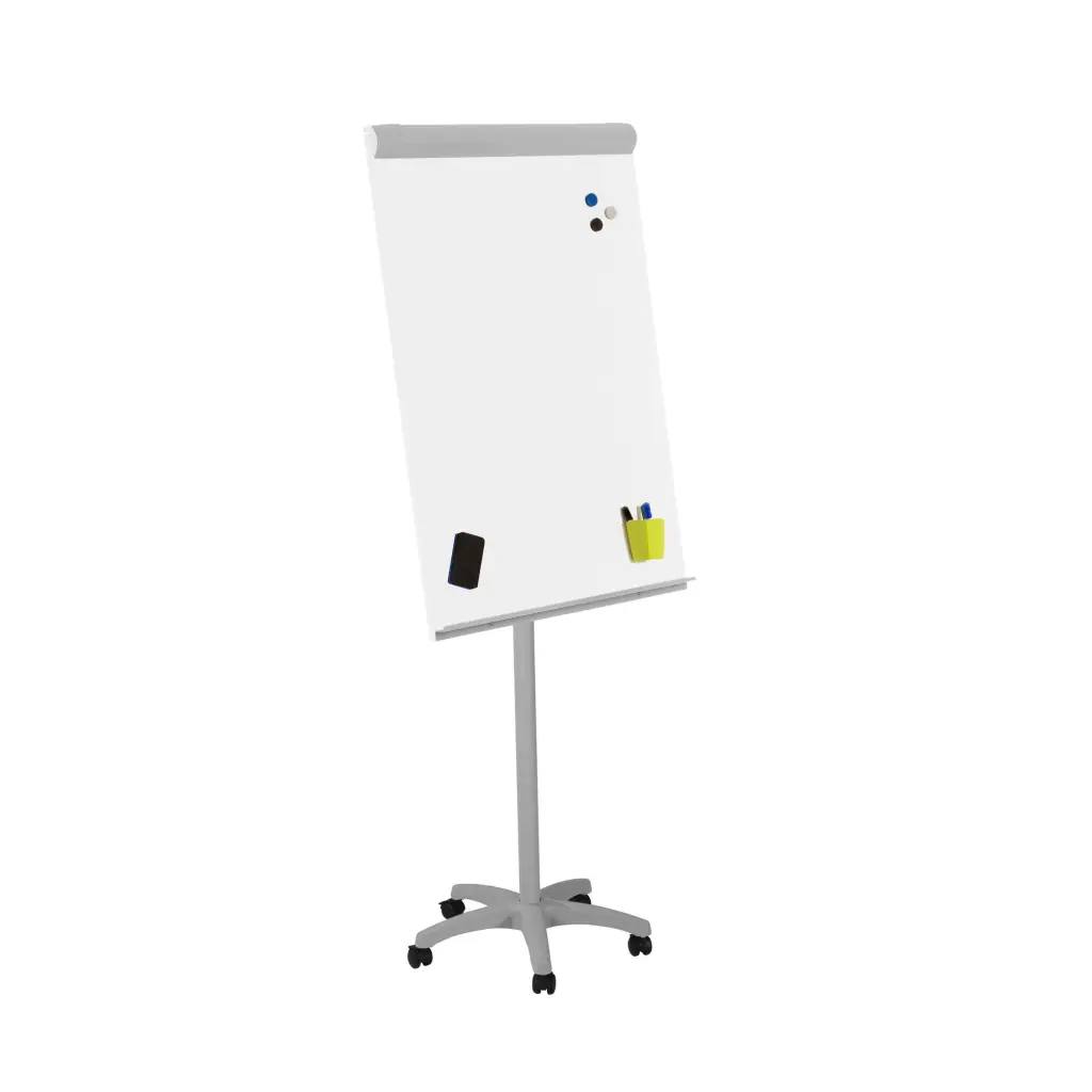 Rocada Visualline Mobile Magnetic Flipchart with 2 Arms 680x1040mm - 616K