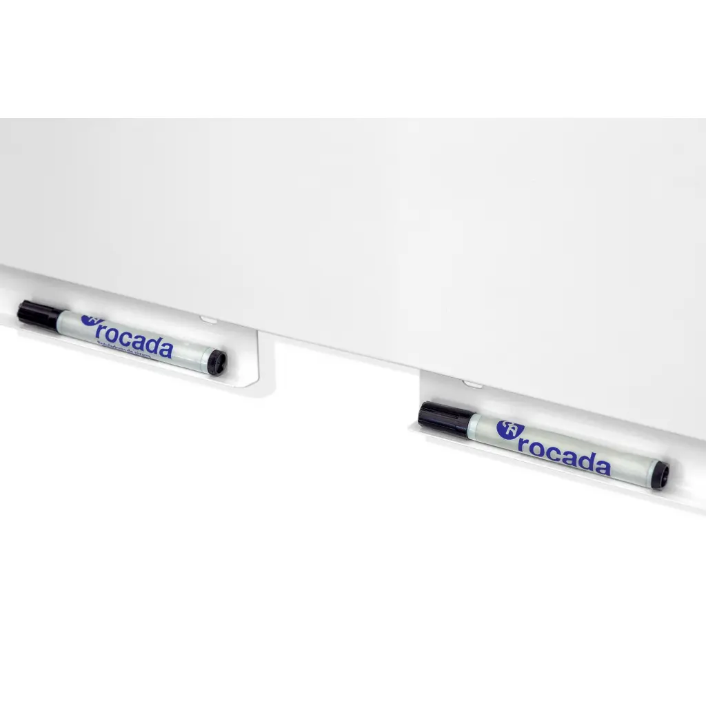 Rocada Skinwhiteboard Drywipe Board Lacquered Surface 1000x1500mm White - 6421R