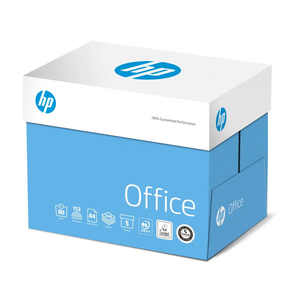 HP Office Paper A4 80gsm White (Box 5 Reams) CHP110