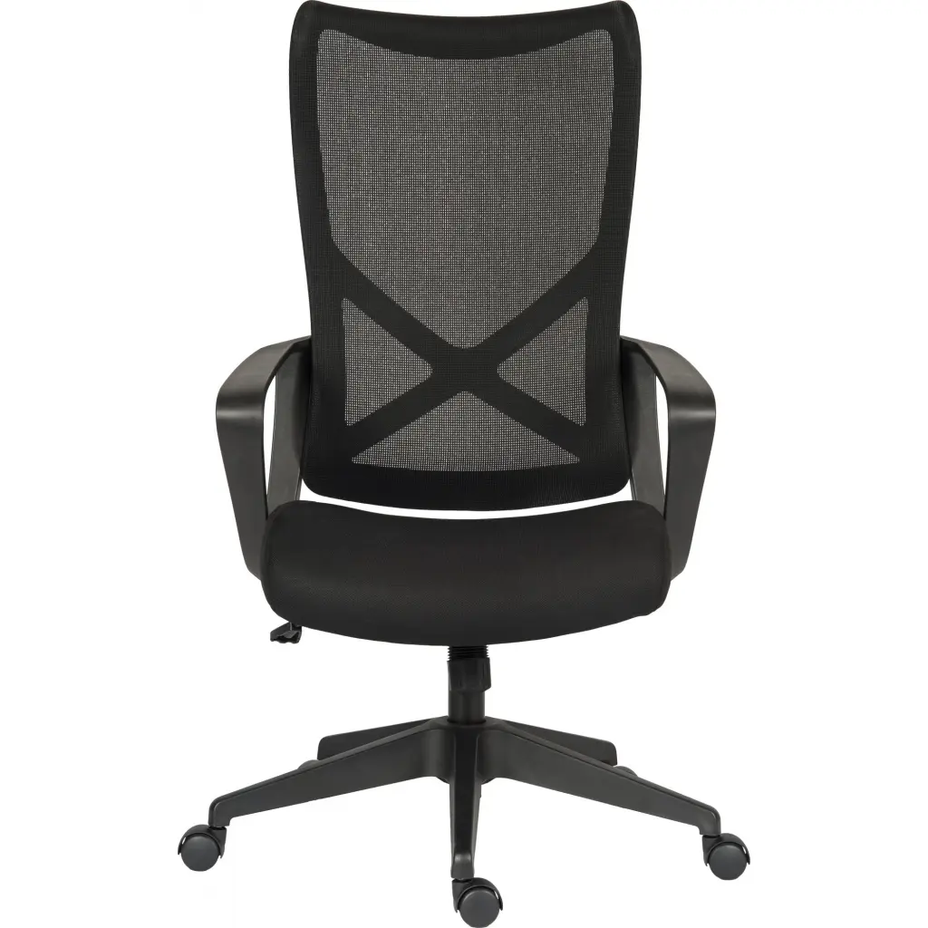 Teknik Contour Contemporary High Back Executive Mesh Office Chair With Fixed Arms Black - 7100