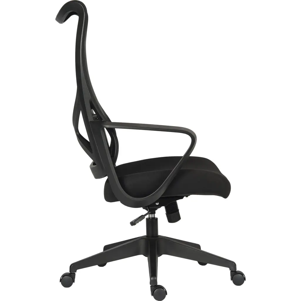 Teknik Contour Contemporary High Back Executive Mesh Office Chair With Fixed Arms Black - 7100