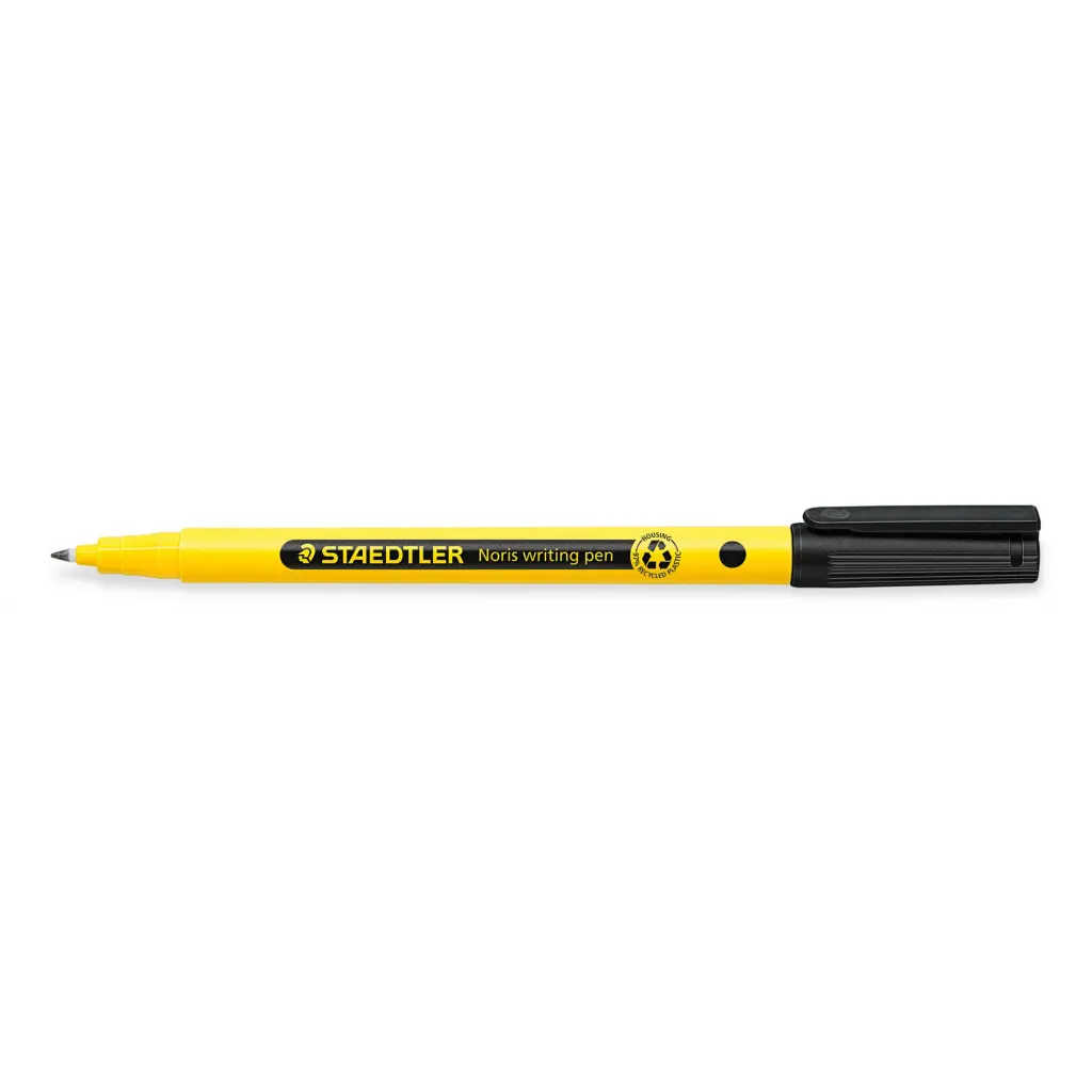 Staedtler Noris Handwriting Pen 0.6mm Line Black (Pack 10) - 307-9