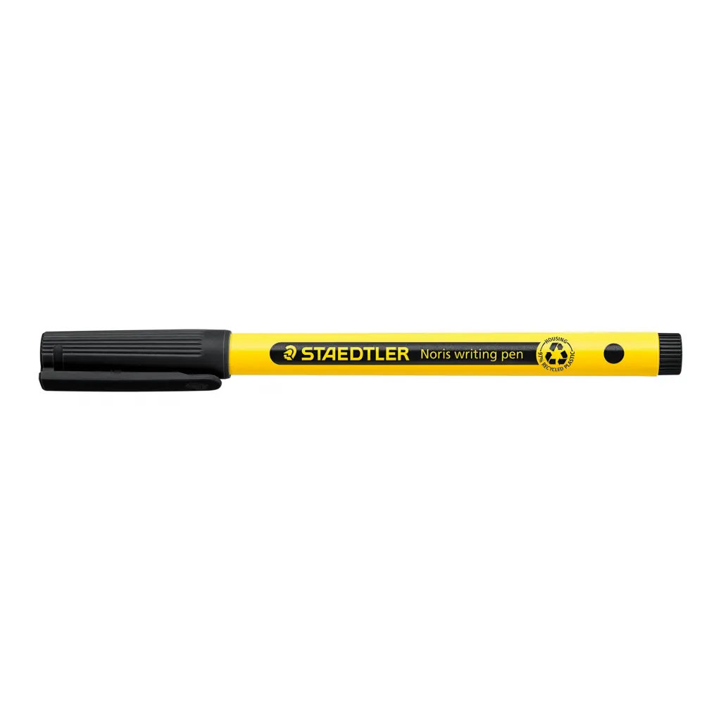 Staedtler Noris Handwriting Pen 0.6mm Line Black (Pack 10) - 307-9