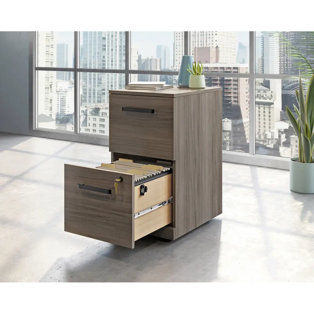 Affiliate 2 Drawer Mobile Pedestal Hudson Elm Finish - 5427872