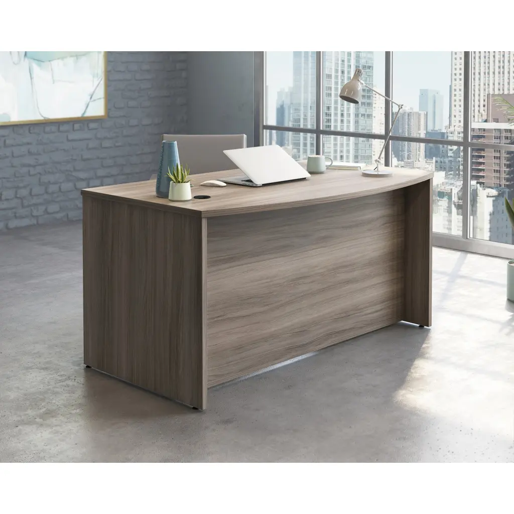 Affiliate Bow Front Office Desk 1500 x 870mm Hudson Elm Finish - 5427428