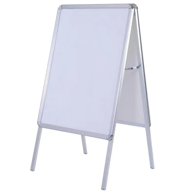 Seco Aluminium Snap Frame A-Board 32mm A1 Silver - A1AB