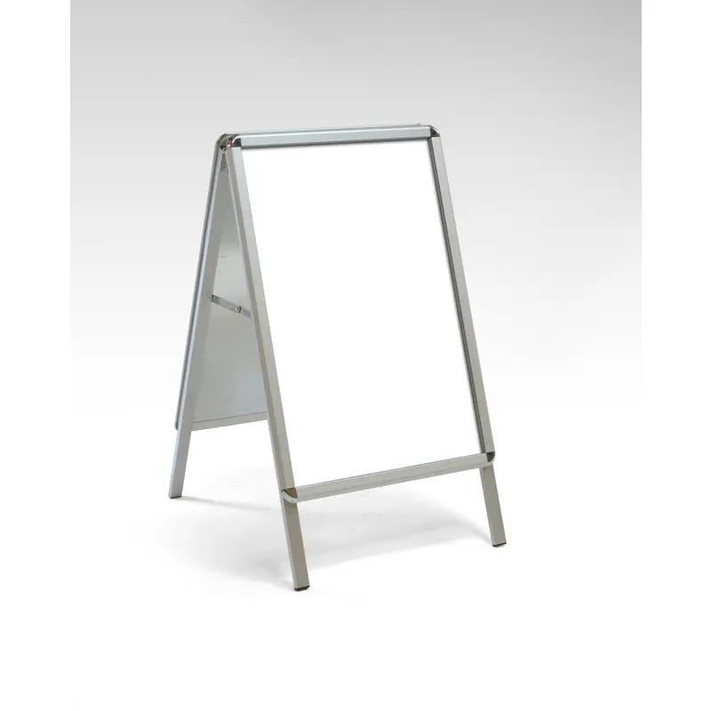 Seco Aluminium Snap Frame A-Board 32mm A1 Silver - A1AB