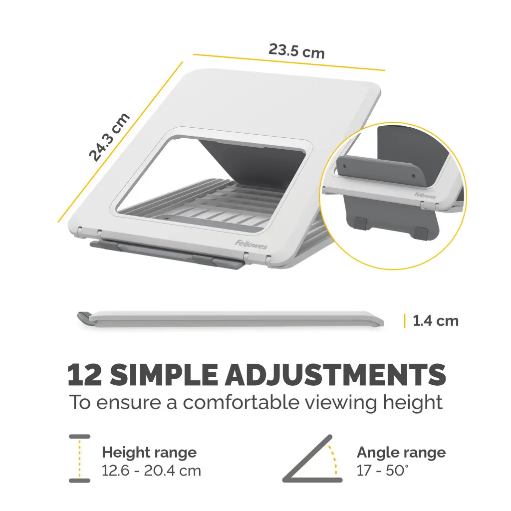 Fellowes Breyta Laptop Riser White 100016559