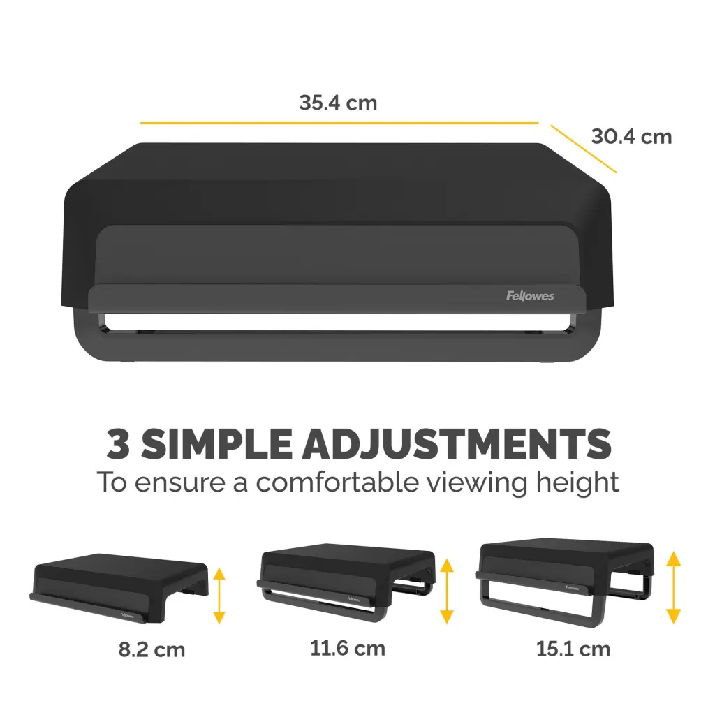 Fellowes Breyta Monitor Stand Black 100016560