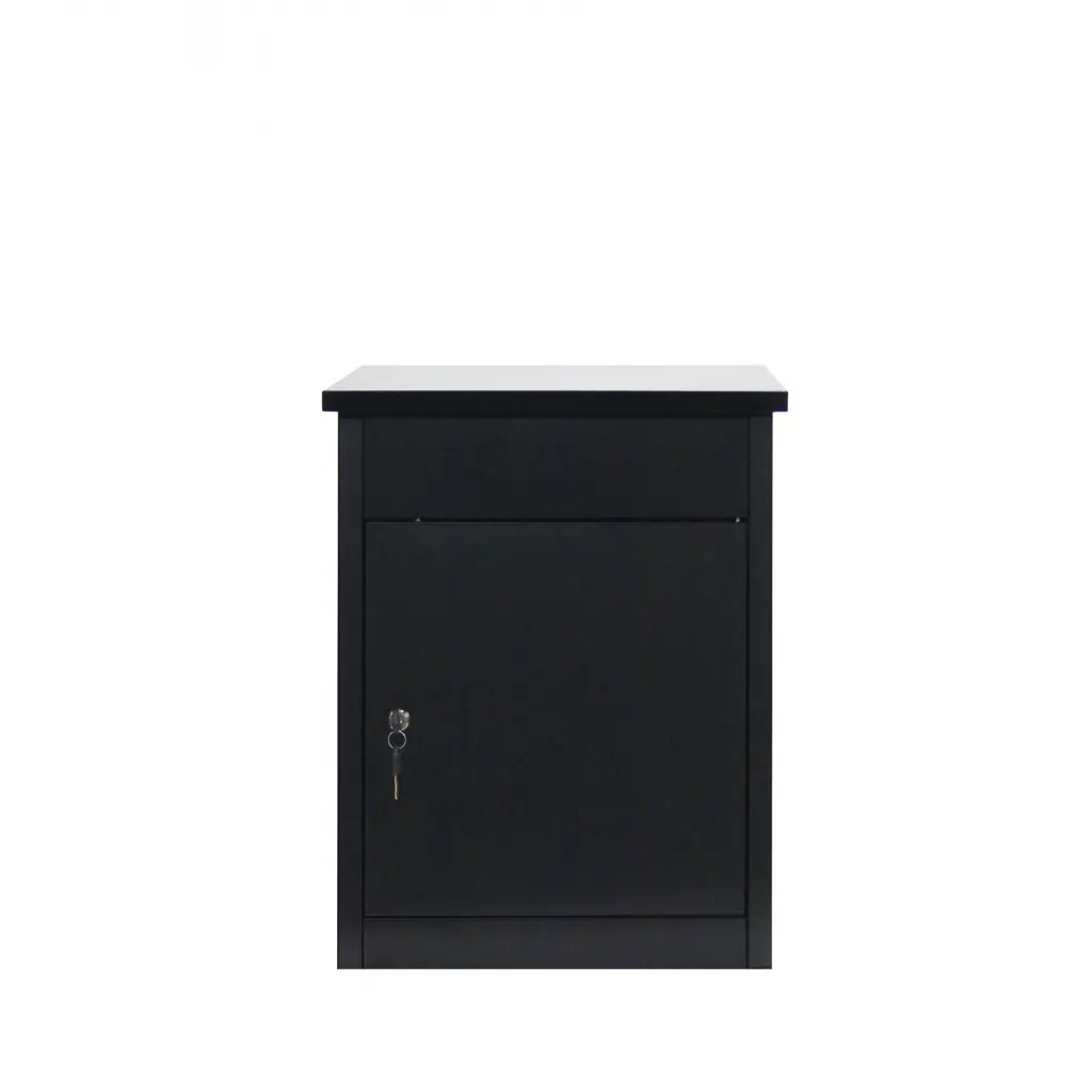 Phoenix Top Loading Pacel Box Black with Key Lock - PB0581BK