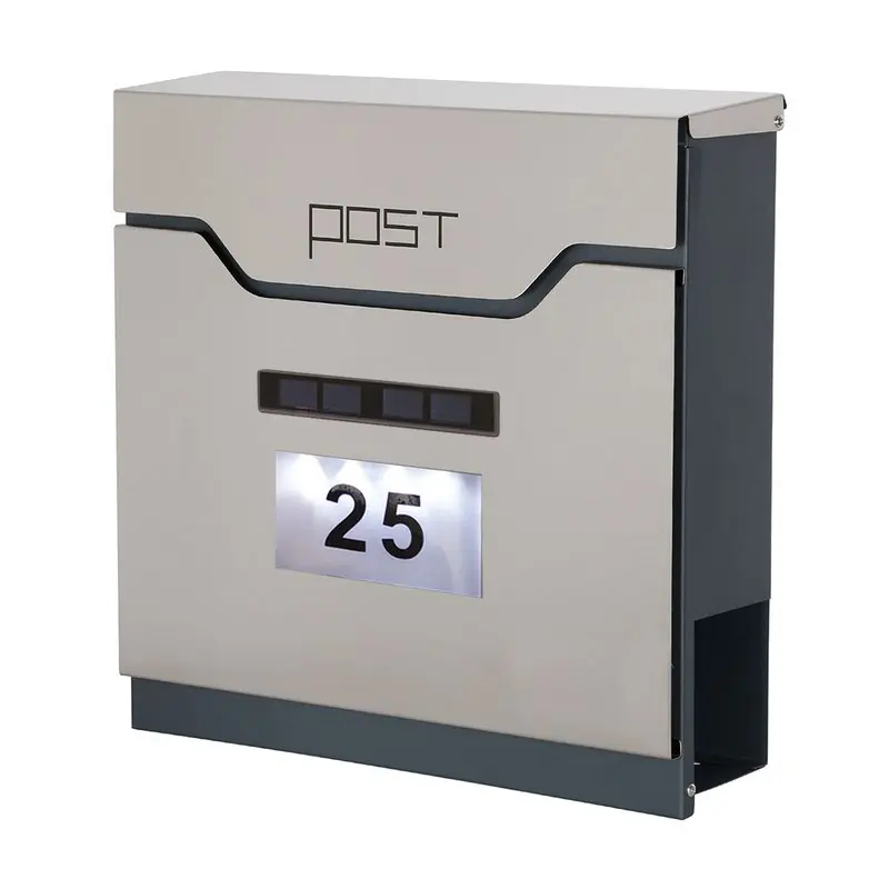 Phoenix Estilo Top Loading Letter Box Stainless Steel with Key Lock - MB0125KS