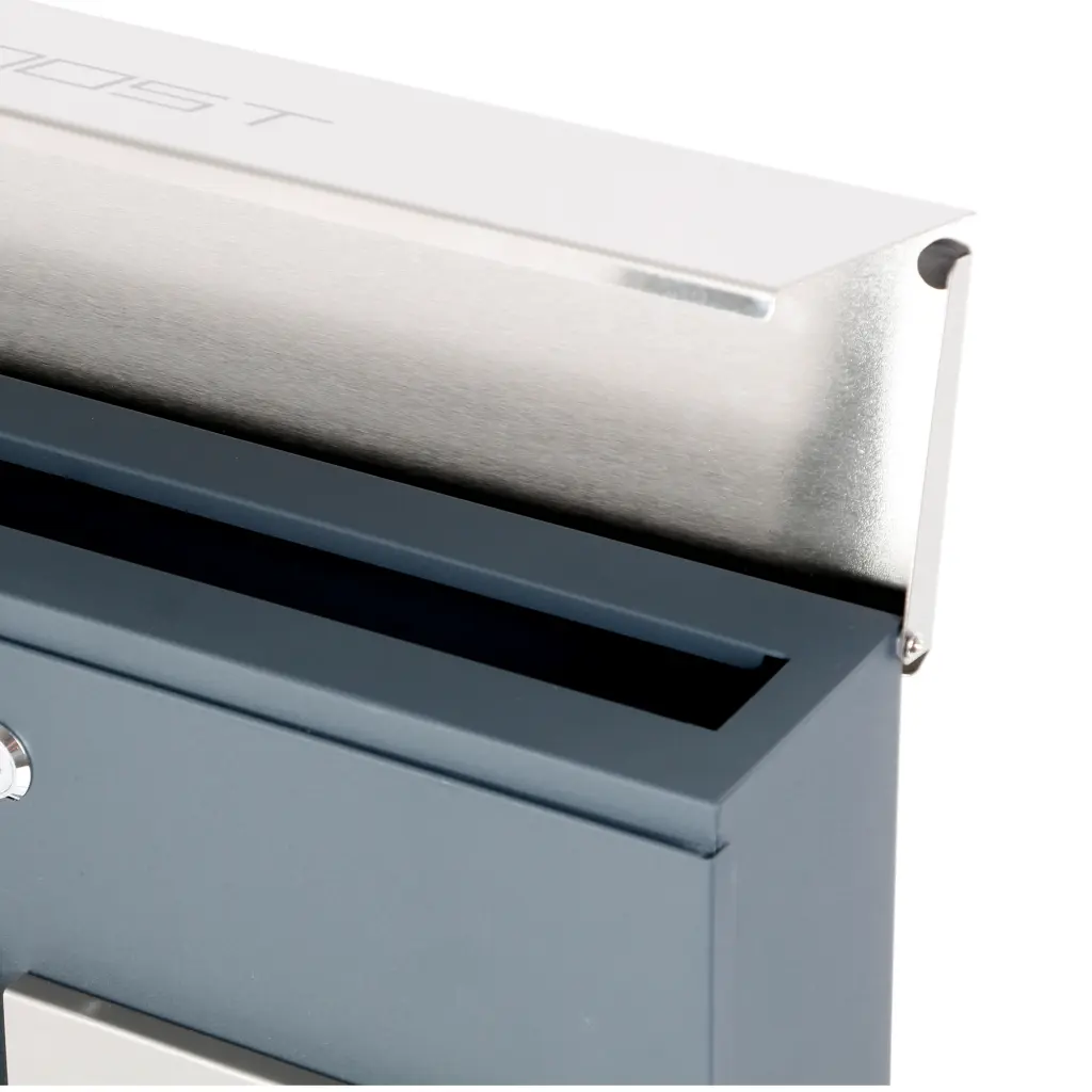 Phoenix Estilo Top Loading Letter Box Stainless Steel with Key Lock - MB0124KS