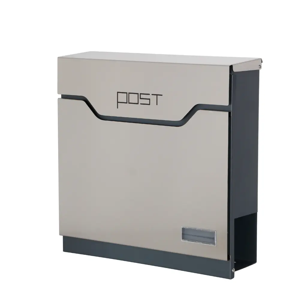 Phoenix Estilo Top Loading Letter Box Stainless Steel with Key Lock - MB0123KS