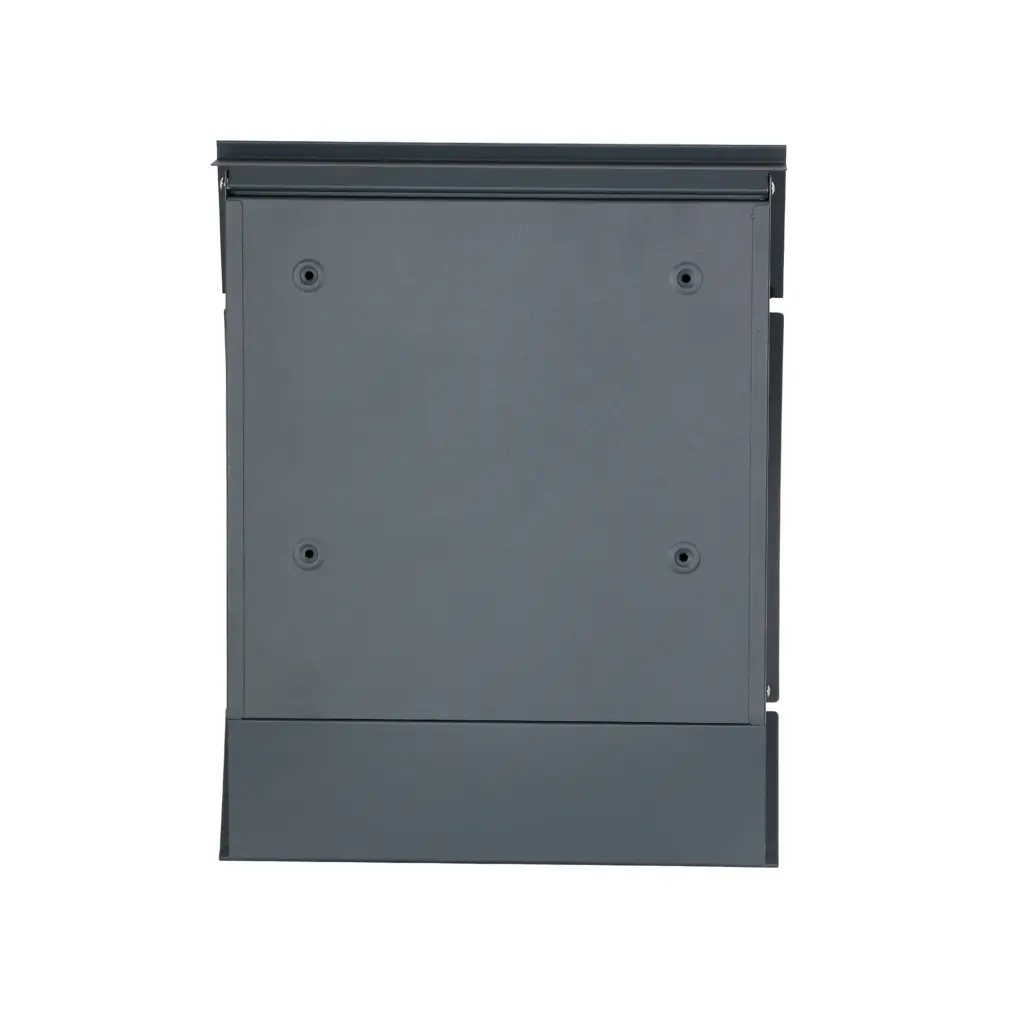 Phoenix Estilo Front Loading Letter Box Graphite Grey with Key Lock - MB0122KA