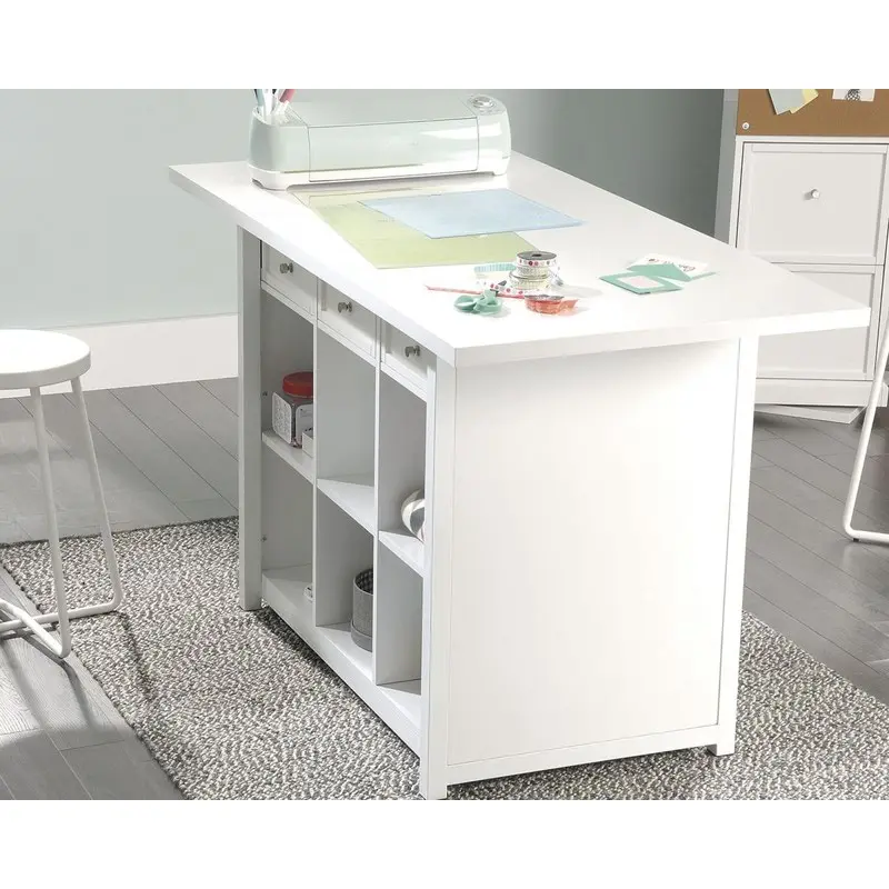 Teknik Craft Work Table/Island W1524 x D762 x H914mm White Finish - 5421420