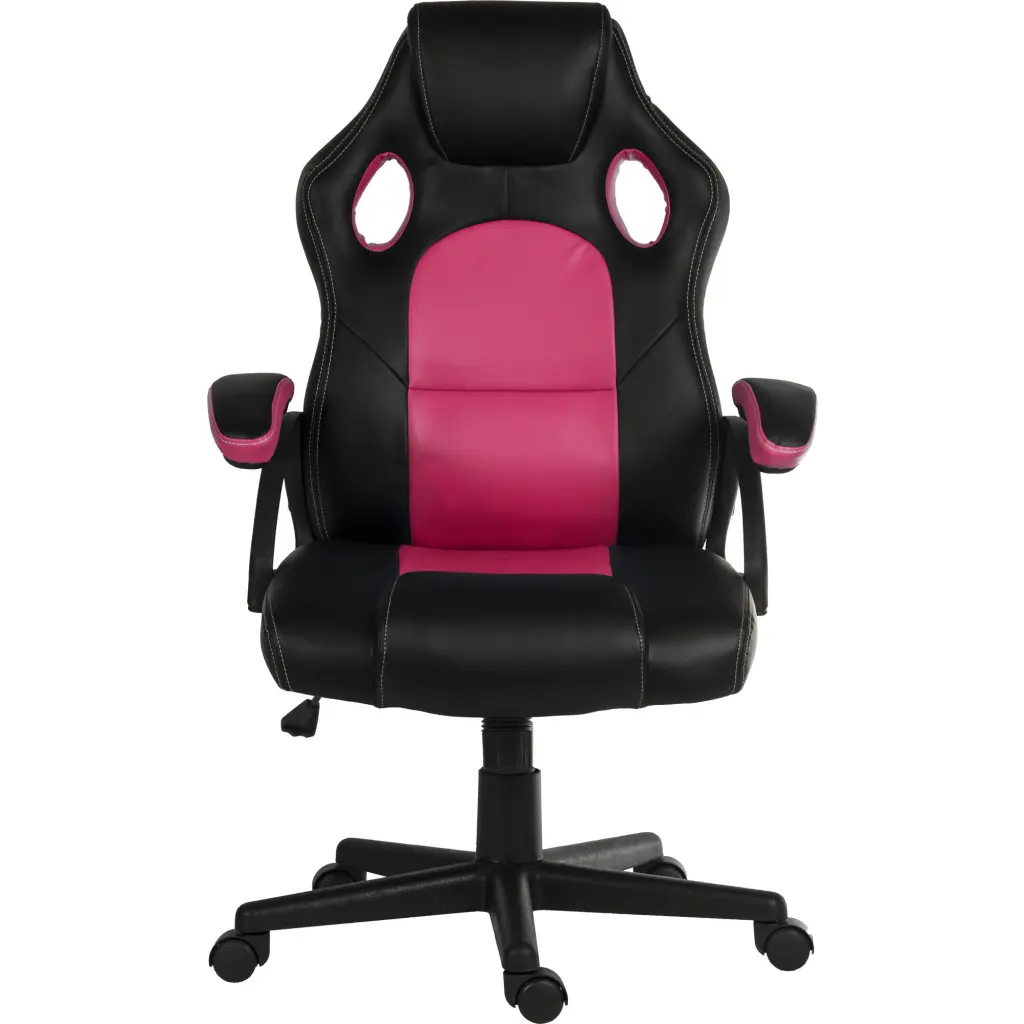 Teknik Kyoto Contemporary Gaming Chair With Fixed Arms Pink - 6996