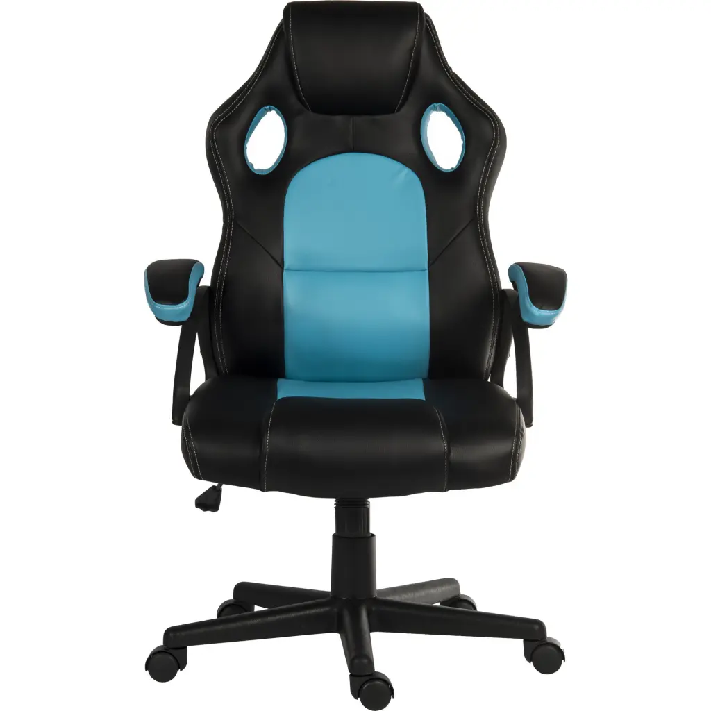 Teknik Kyoto Contemporary Gaming Chair With Fixed Arms Blue - 6995