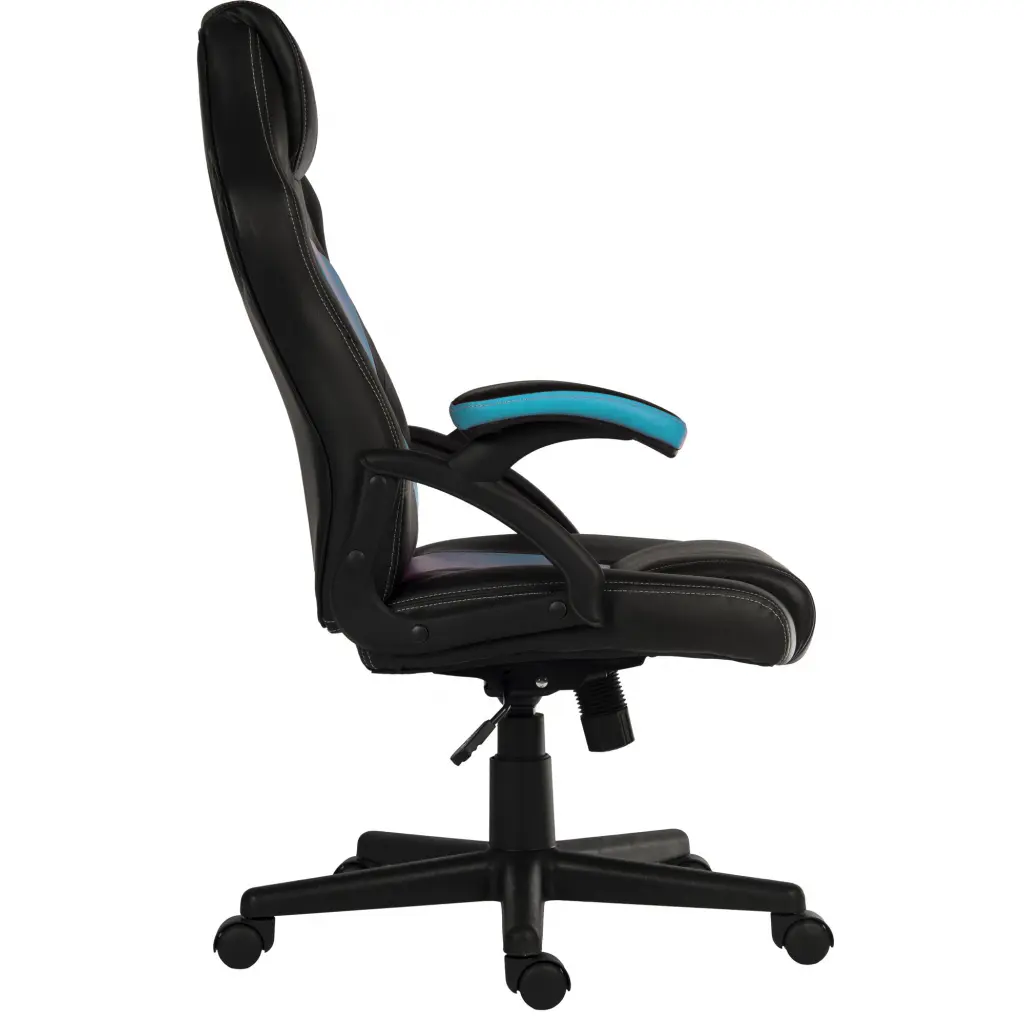 Teknik Kyoto Contemporary Gaming Chair With Fixed Arms Blue - 6995