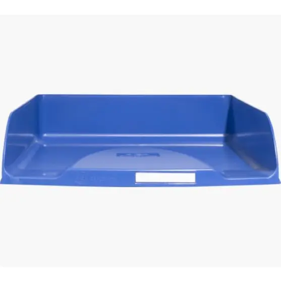 Exacompta Neo Deco Letter Tray 346 x 255 x 65mm French Blue (Each) - 11124D